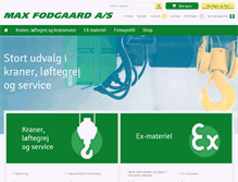 Tablet Screenshot of fodgaard.dk